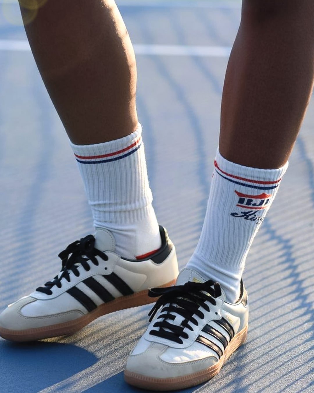 Billie Jean King White Socks - Roots of Fight