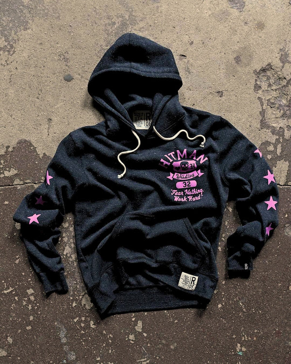 Bret 'Hitman' Hart Fear Nothing Black PO Hoody - Roots of Fight