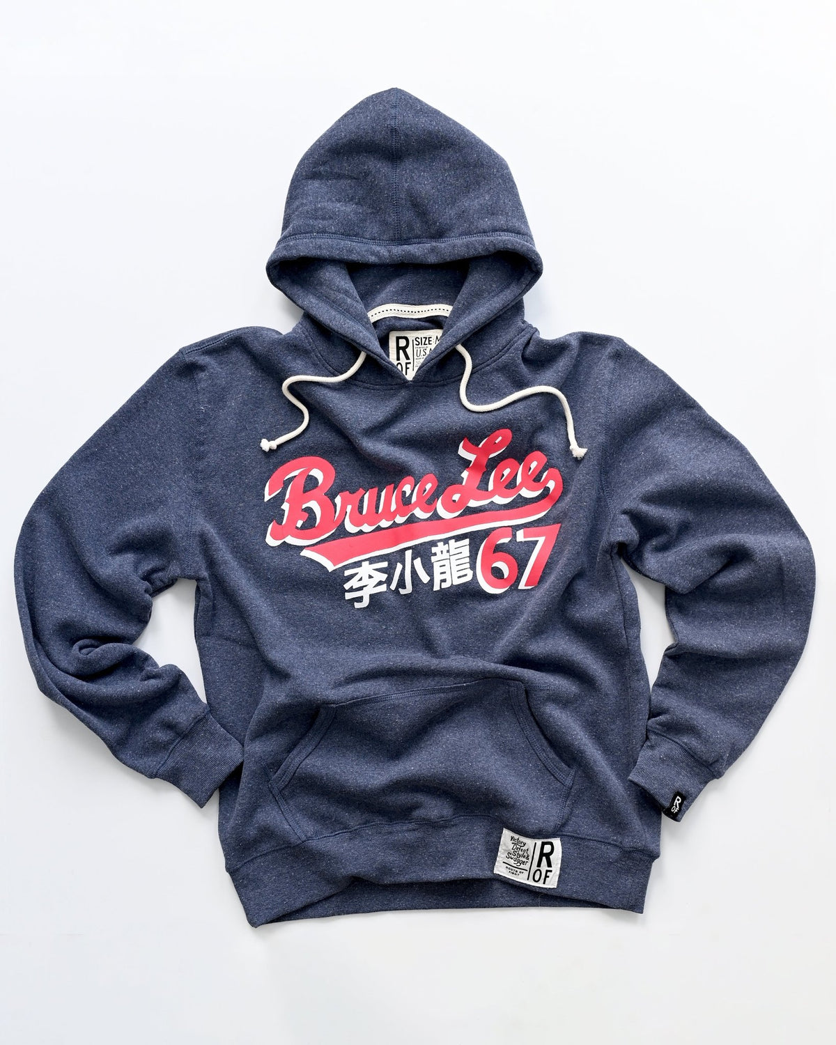 Bruce Lee &#39;67 Navy PO Hoody - Roots of Fight