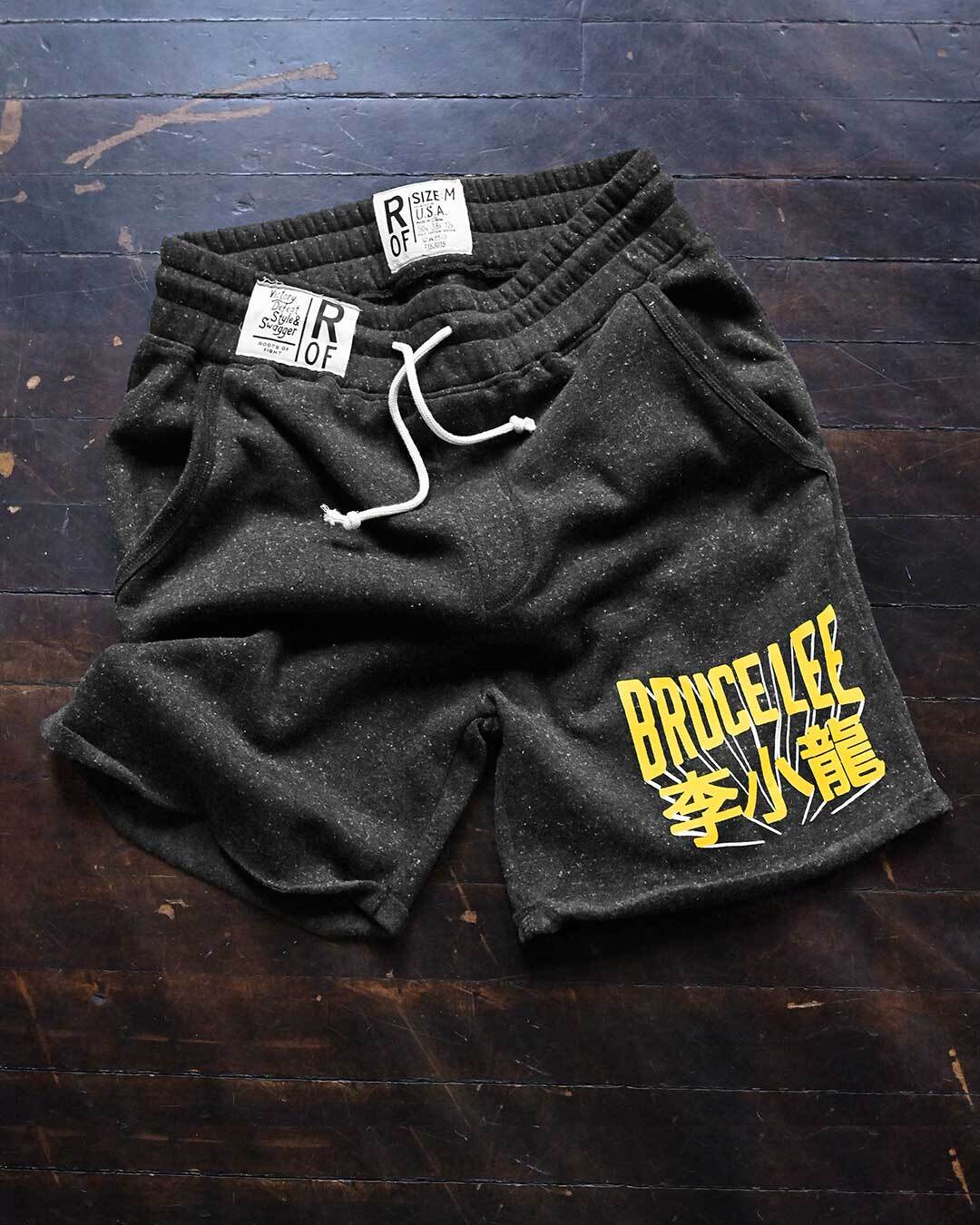 Bruce Lee Classic Black Shorts - Roots of Fight