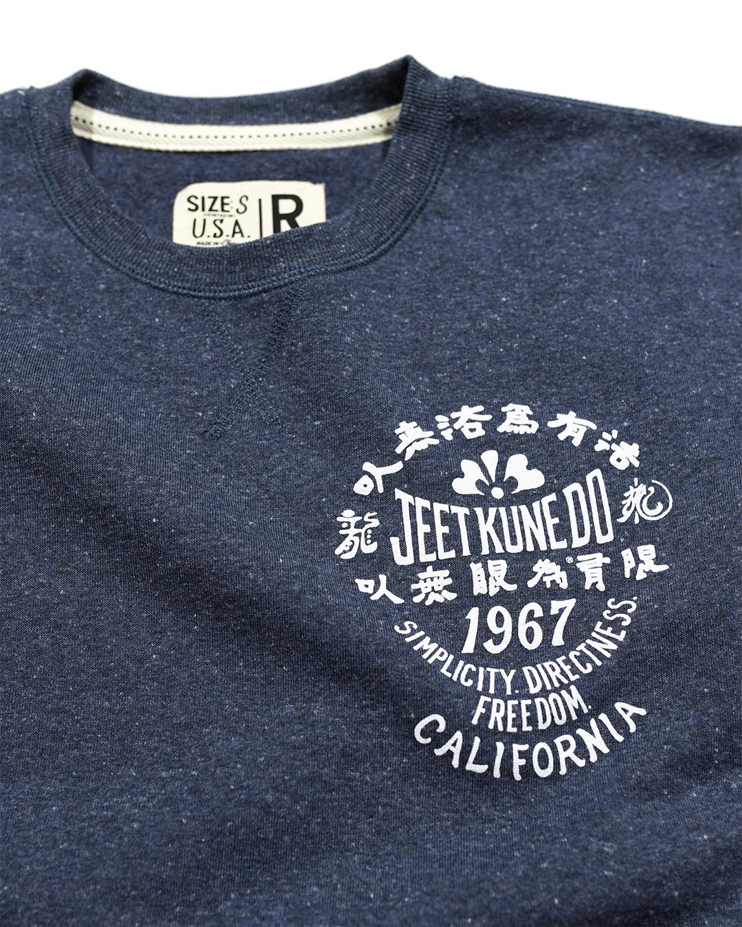 Bruce Lee Jeet Kune Do '67 Navy Sweatshirt - Roots of Fight