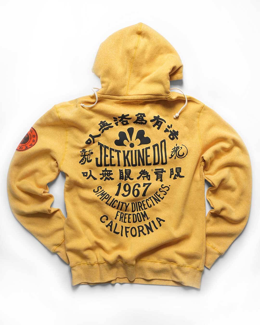 Bruce Lee JKD 1967 Yellow PO Hoody - Roots of Fight