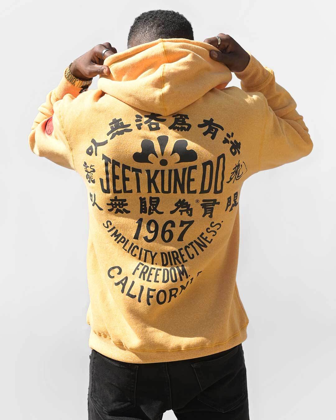 Bruce Lee JKD 1967 Yellow PO Hoody - Roots of Fight