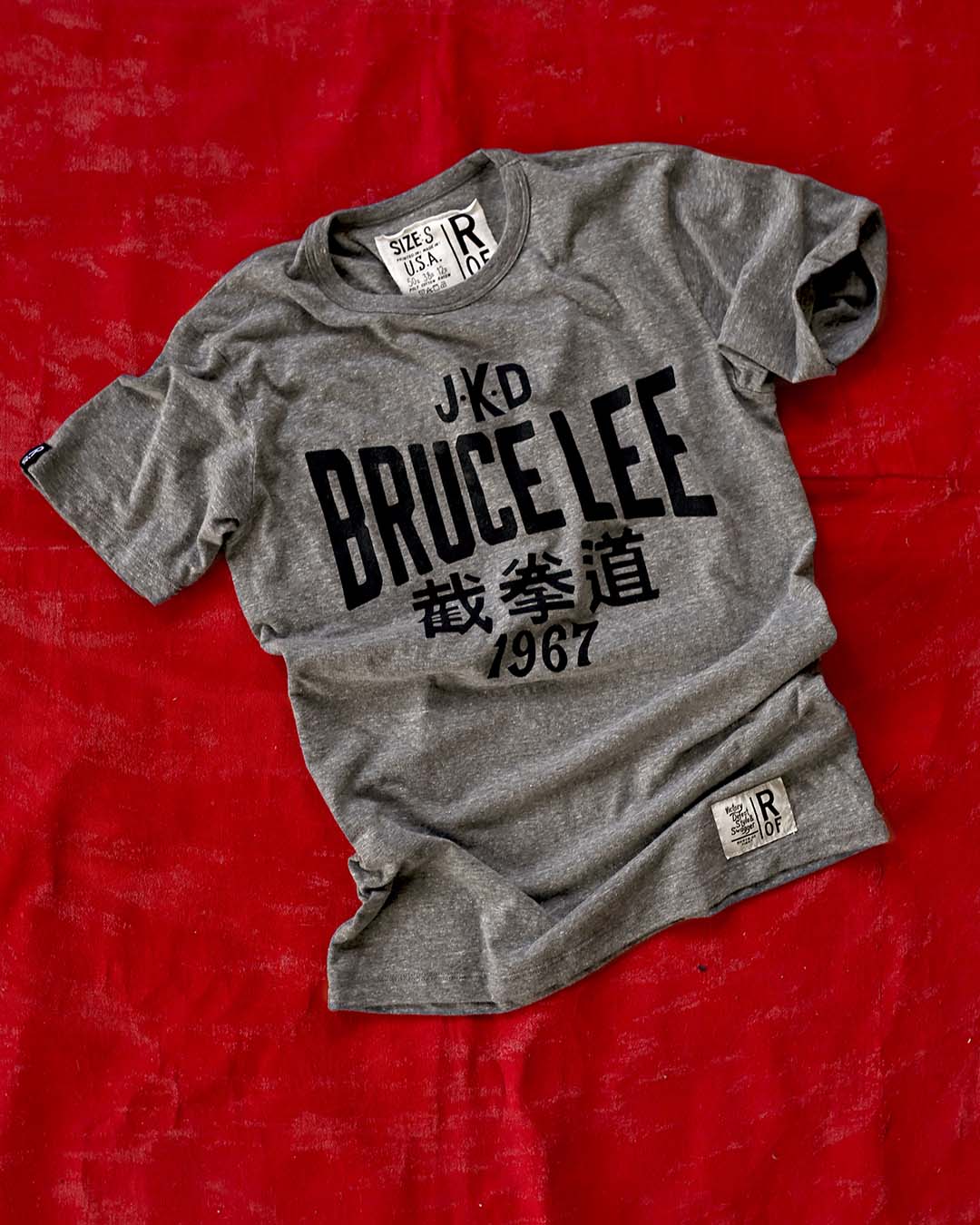 Bruce Lee JKD &#39;67 Grey Triblend Tee - Roots of Fight