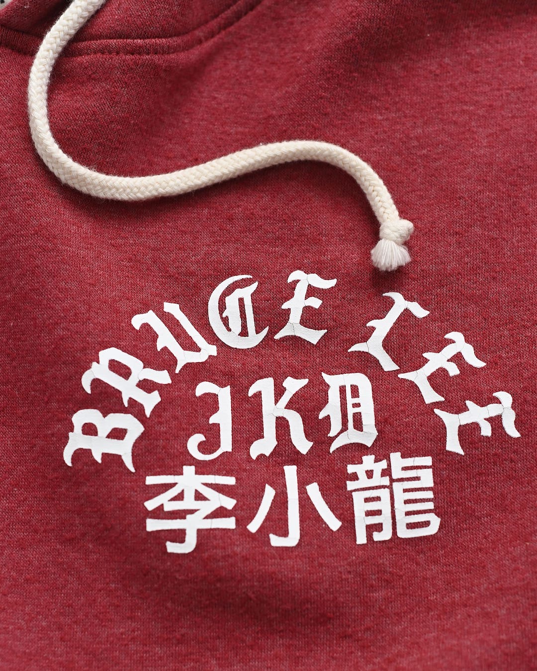 Bruce Lee Oakland &#39;67 Cardinal PO Hoody - Roots of Fight