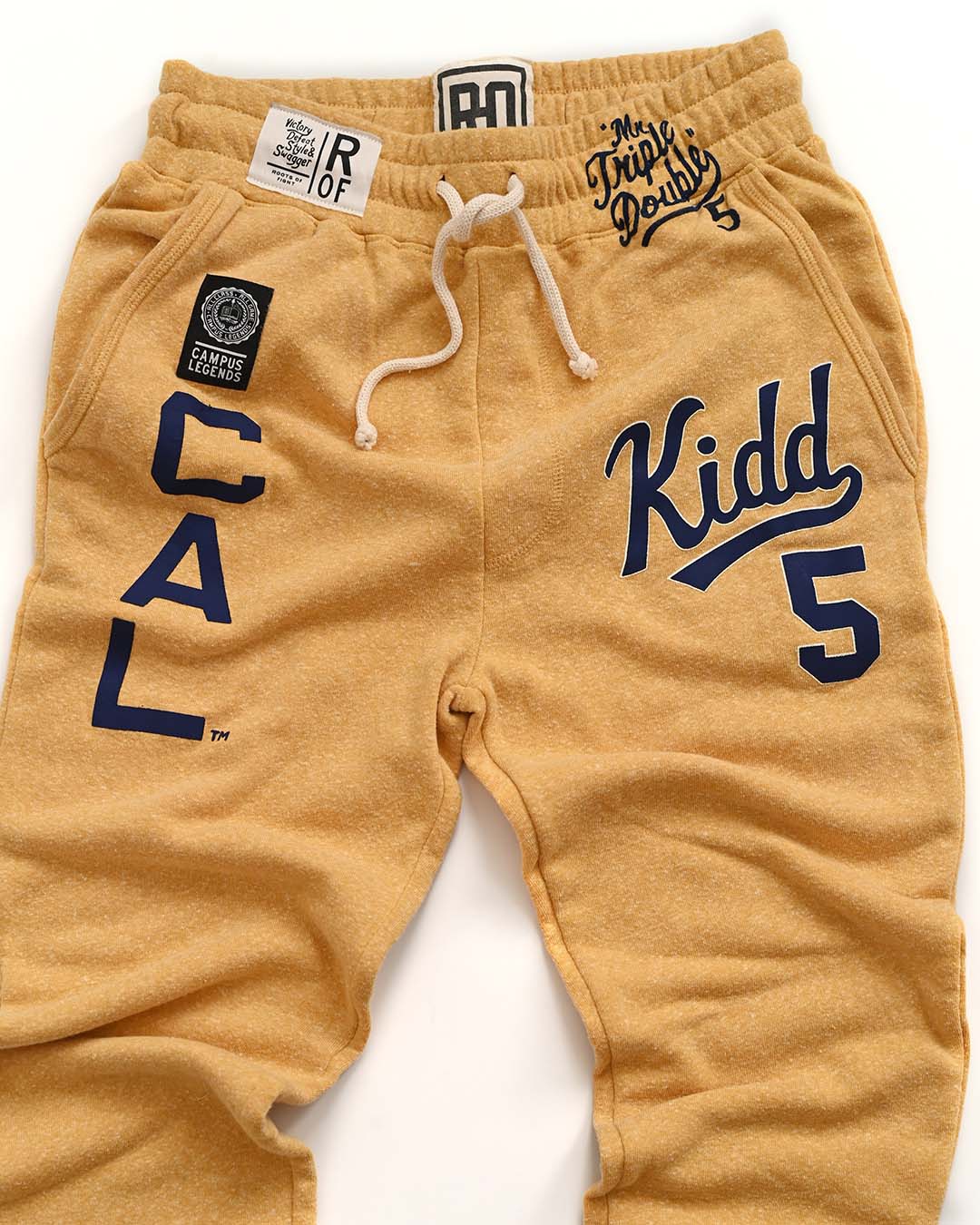 CAL - Jason Kidd #5 Gold Sweatpants - Roots of Fight