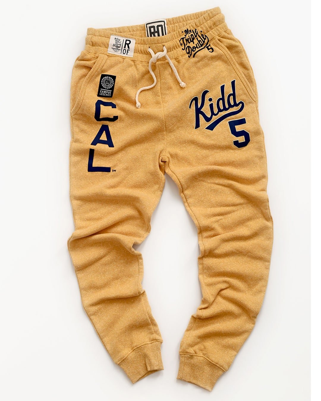 CAL - Jason Kidd #5 Gold Sweatpants - Roots of Fight