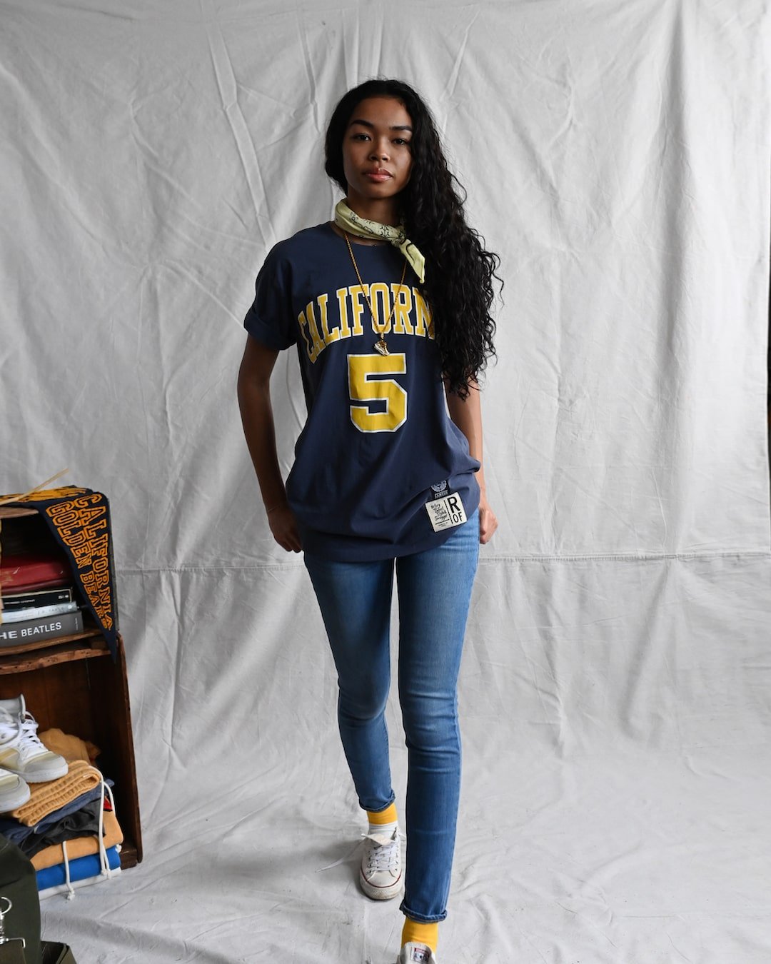 CAL - Jason Kidd #5 Navy Tee - Roots of Fight