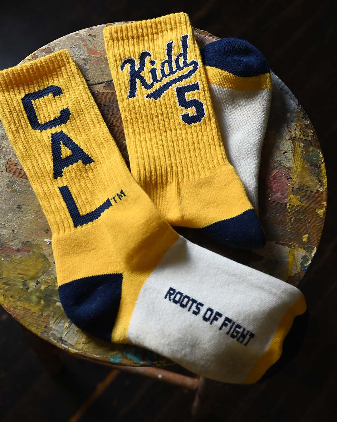 CAL - Jason Kidd Golden Bears Socks - Roots of Fight