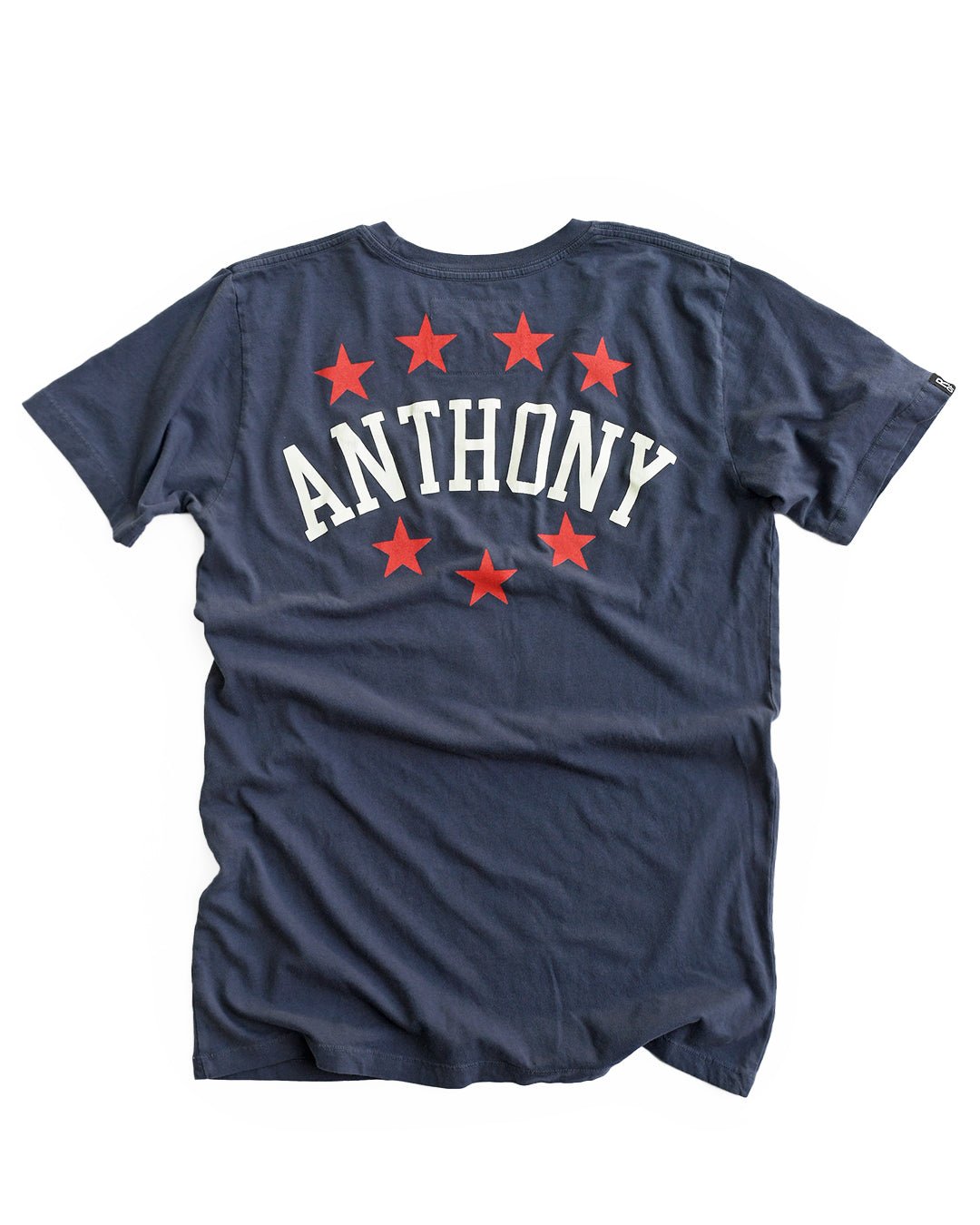 Carmelo Anthony 15 Basketball Navy Tee - Roots of Fight