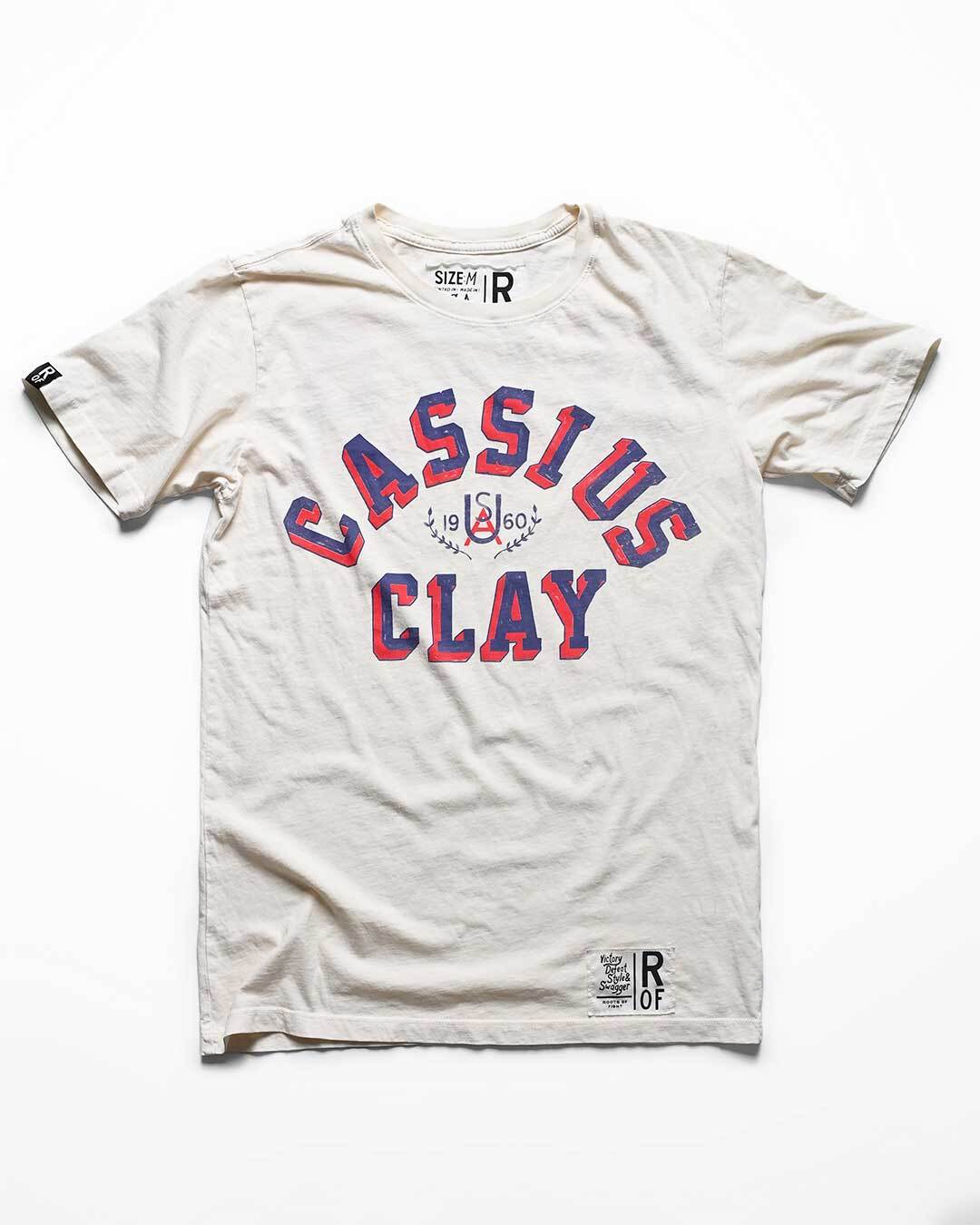 Cassius Clay 1960 White Tee - Roots of Fight