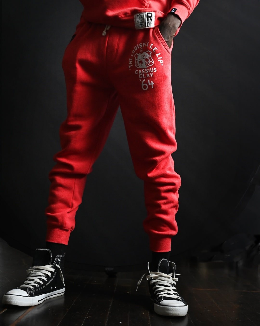 Cassius Clay Louisville LIP Red Sweatpants - Roots of Fight