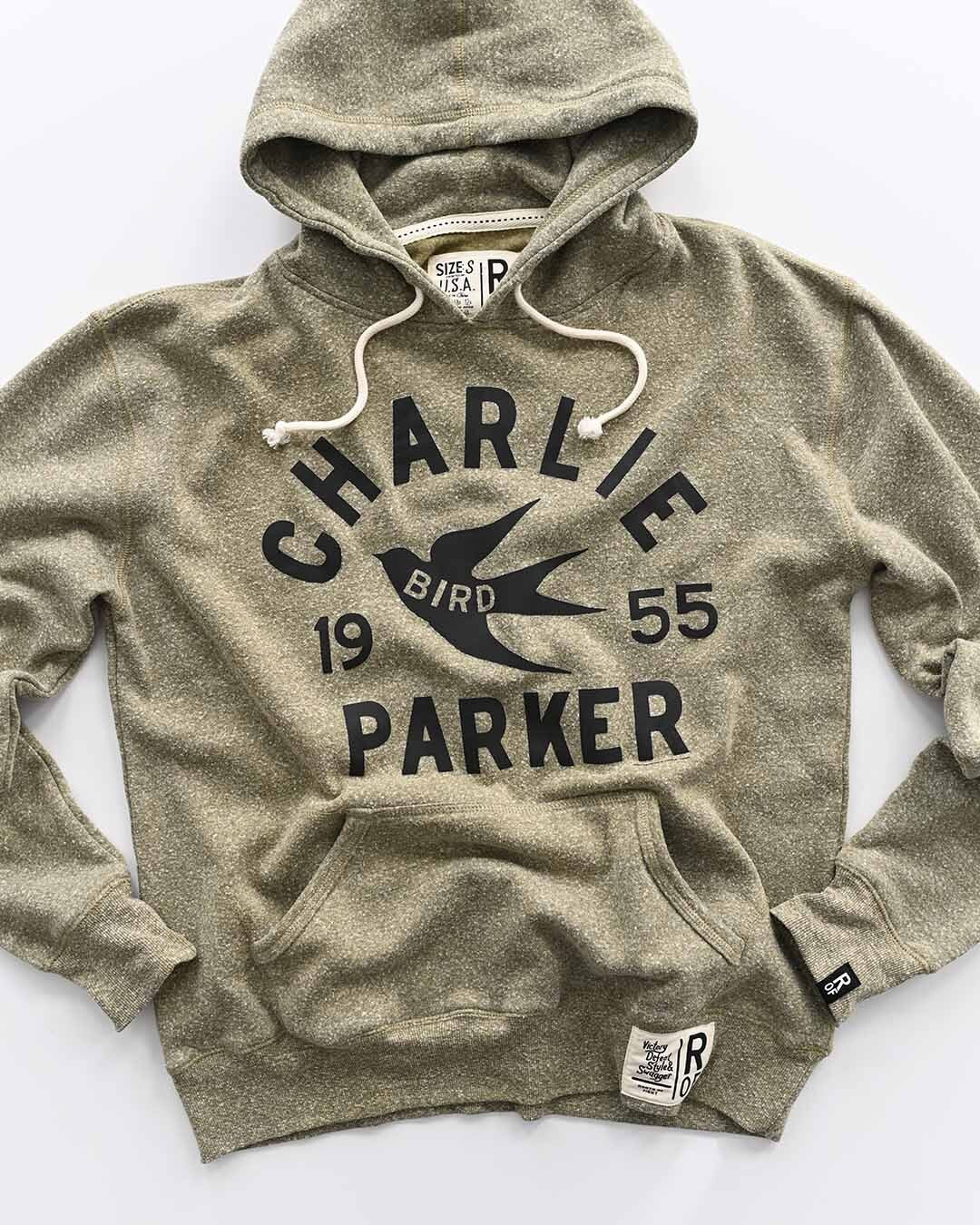 Charlie &quot;Bird&quot; Parker &#39;48 Olive PO Hoody - Roots of Fight