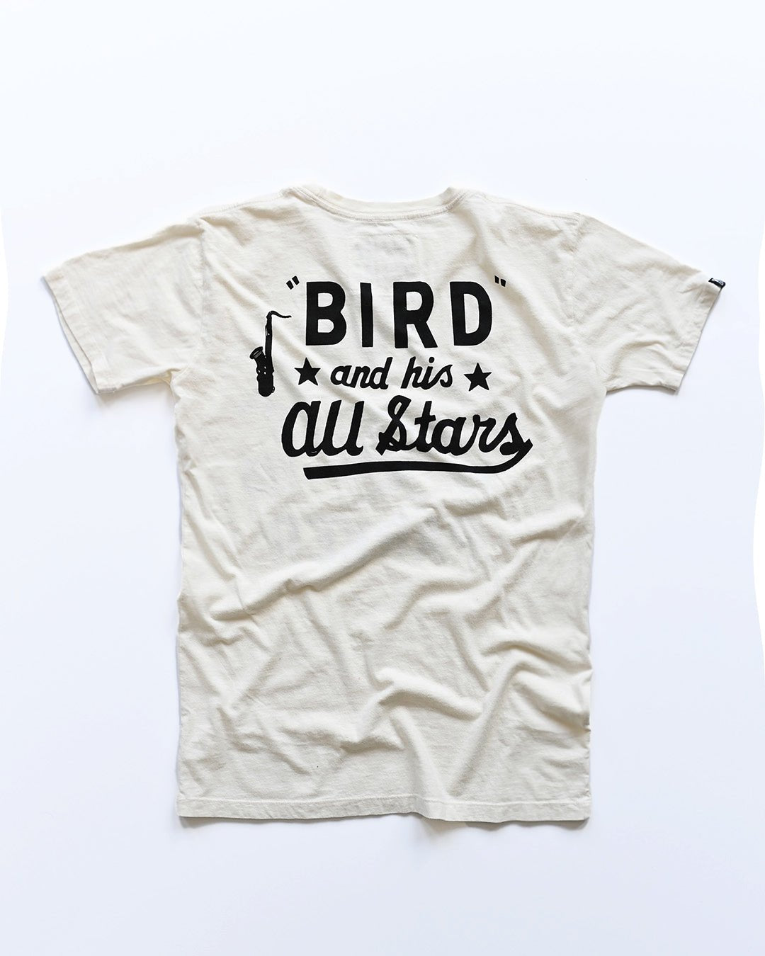 Charlie Bird Parker '55 White Tee - Roots of Fight