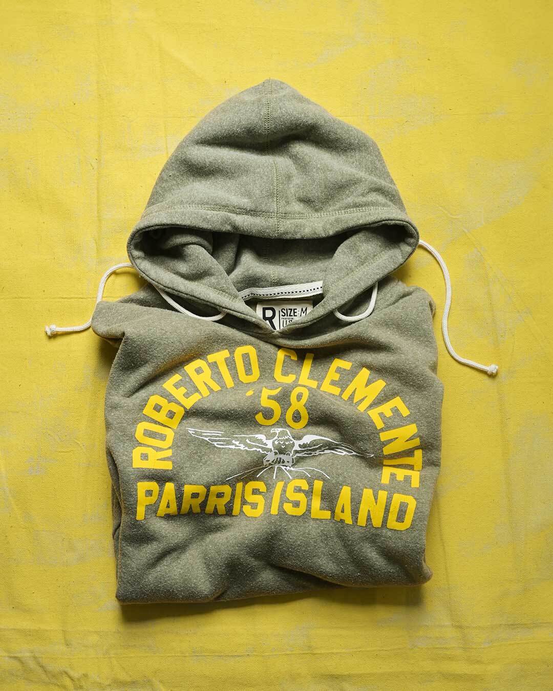Clemente Parris Island Heather Olive PO Hoody - Roots of Fight