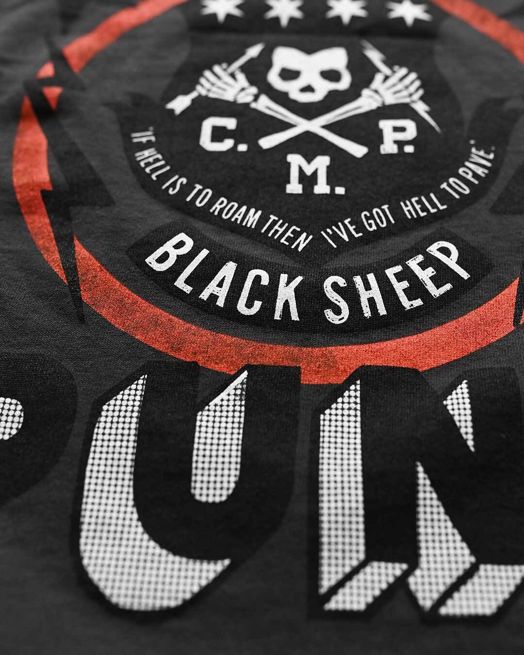 CM Punk &#39;Best in the World&#39; Black Muscle Tee - Roots of Fight