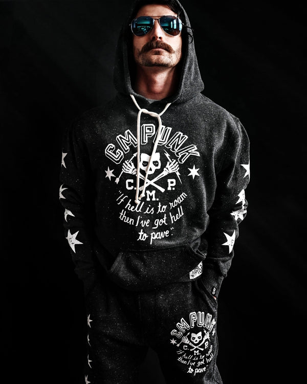 CM Punk Black PO Hoody - Roots of Fight