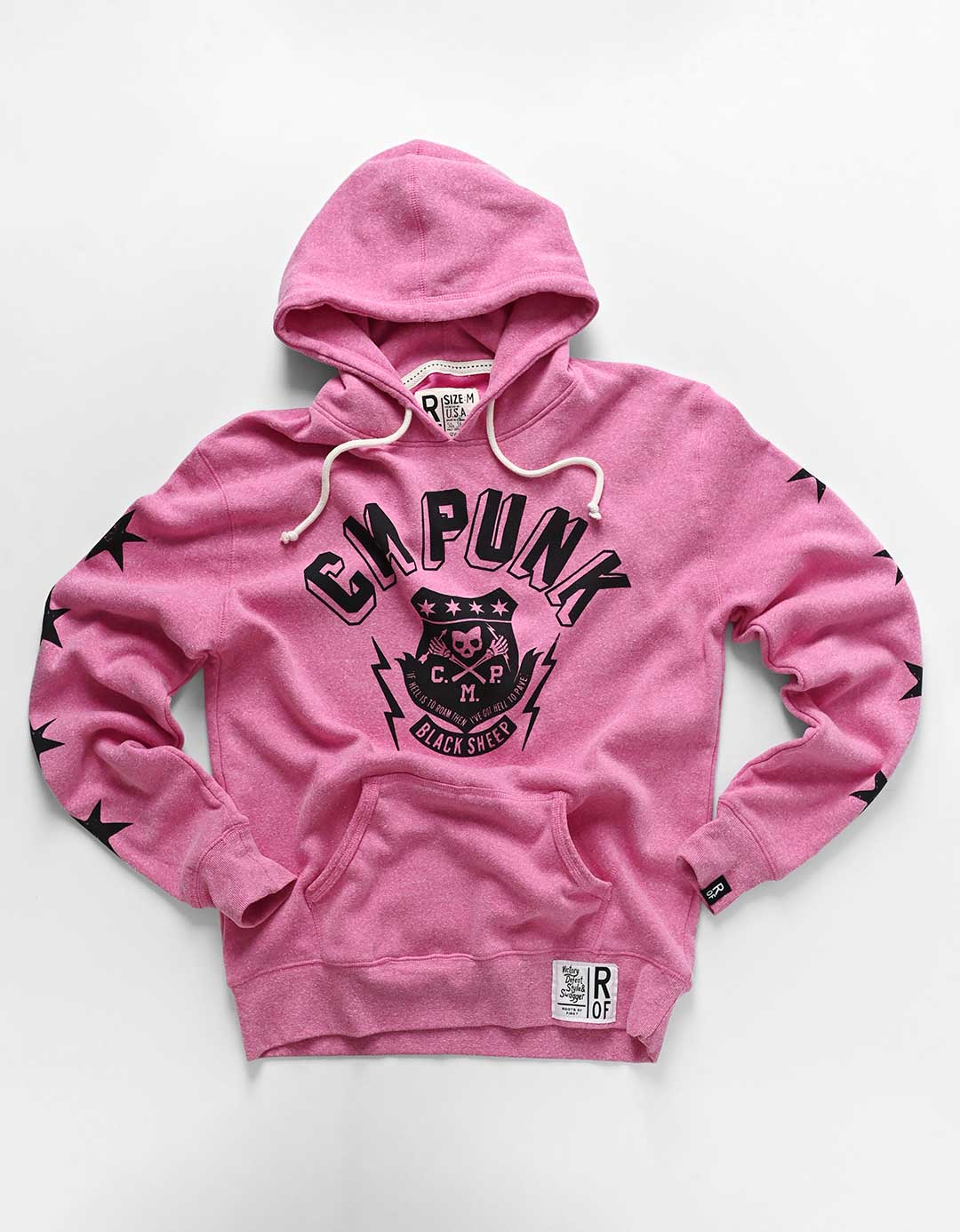 CM Punk 'Black Sheep' Pink PO Hoody - Roots of Fight