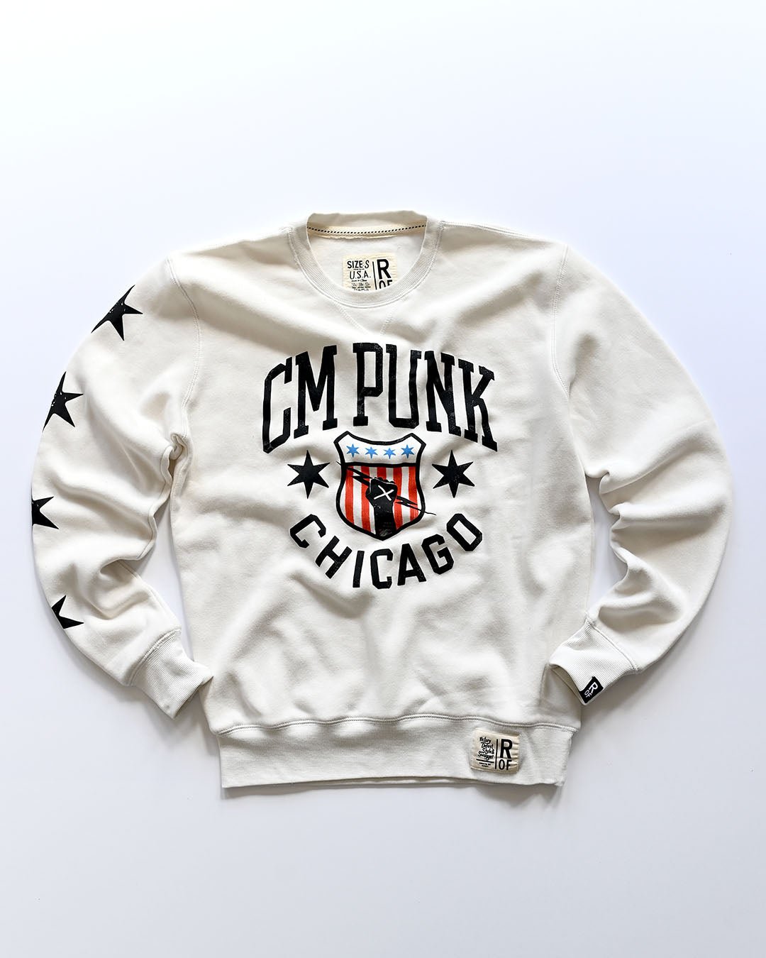 CM Punk Chicago White Sweatshirt - Roots of Fight