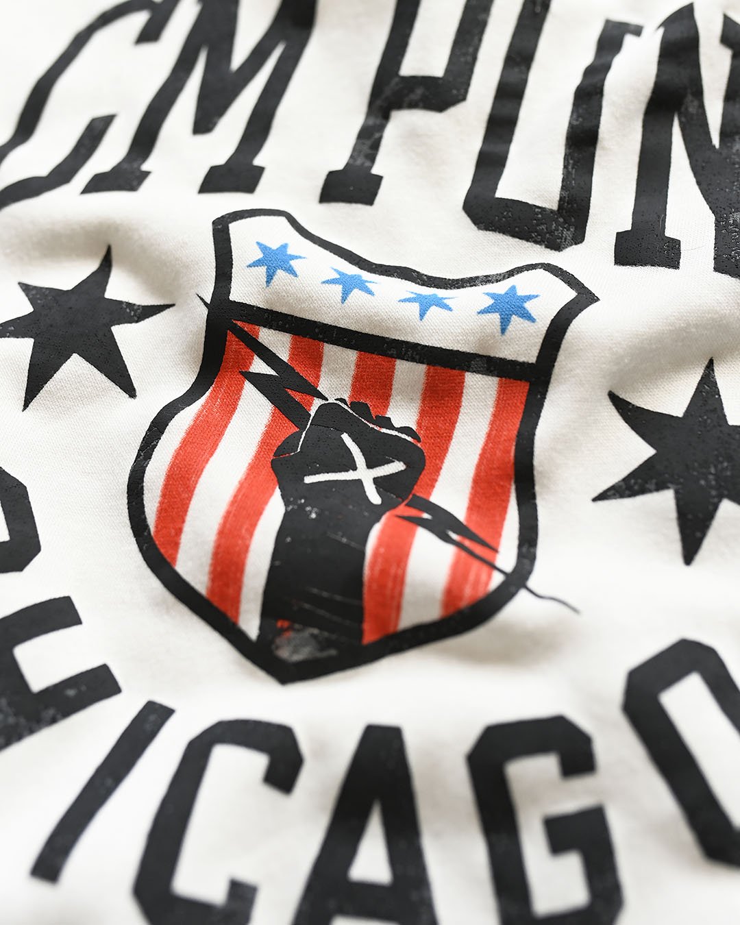 CM Punk Chicago White Sweatshirt - Roots of Fight