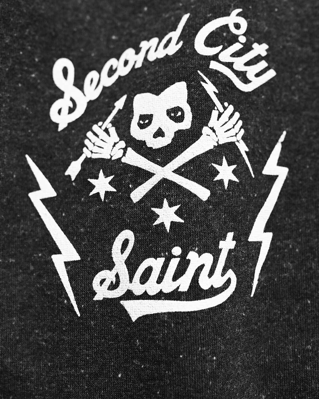 CM Punk &#39;Second City Saint&#39; Black PO Hoody - Roots of Fight