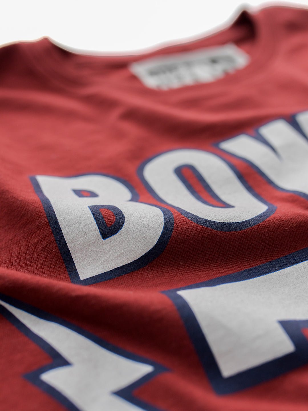 David Bowie '74 Cardinal Tee - Roots of Fight