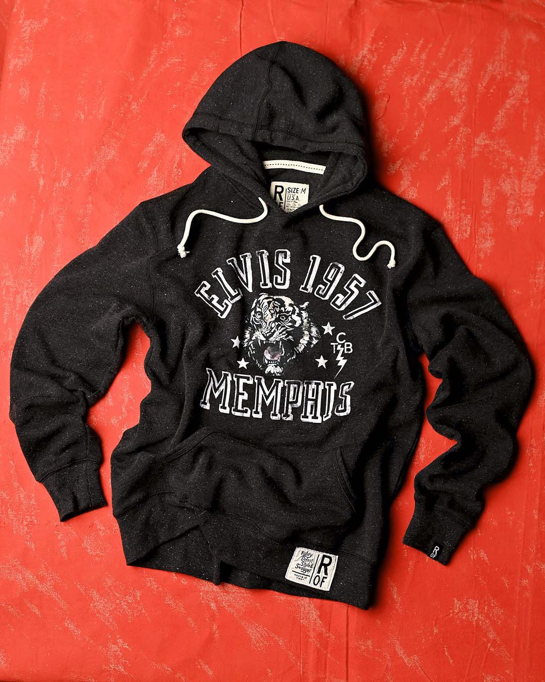 Elvis Black 57 Memphis Hoody - Roots of Fight