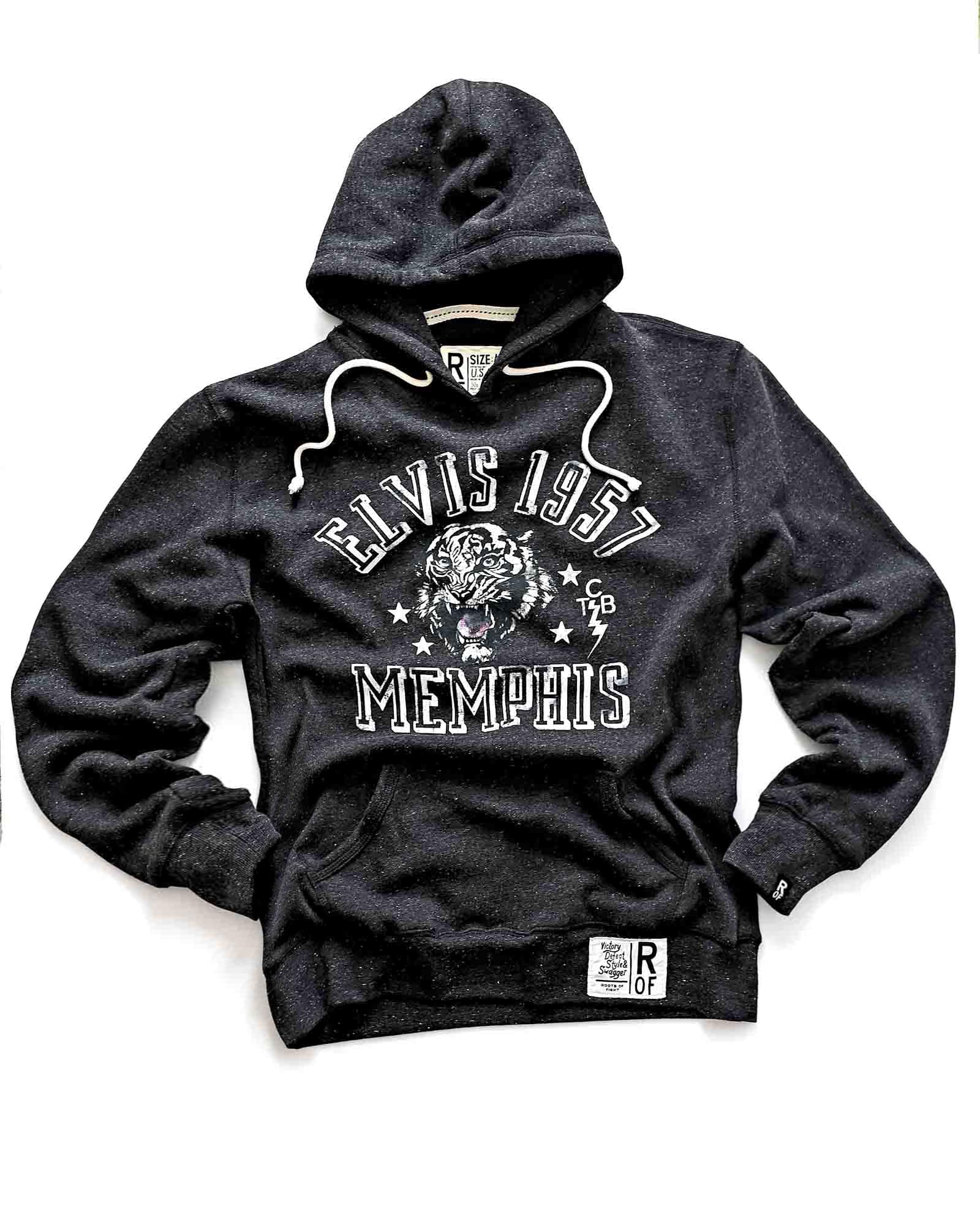 Elvis Black 57 Memphis Hoody - Roots of Fight