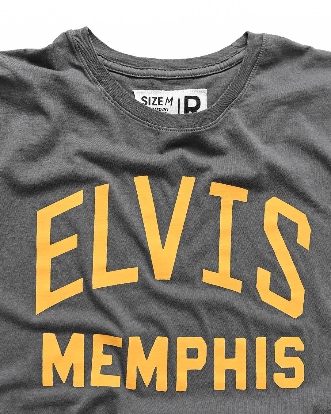 Elvis Memphis Grey Tee - Roots of Fight
