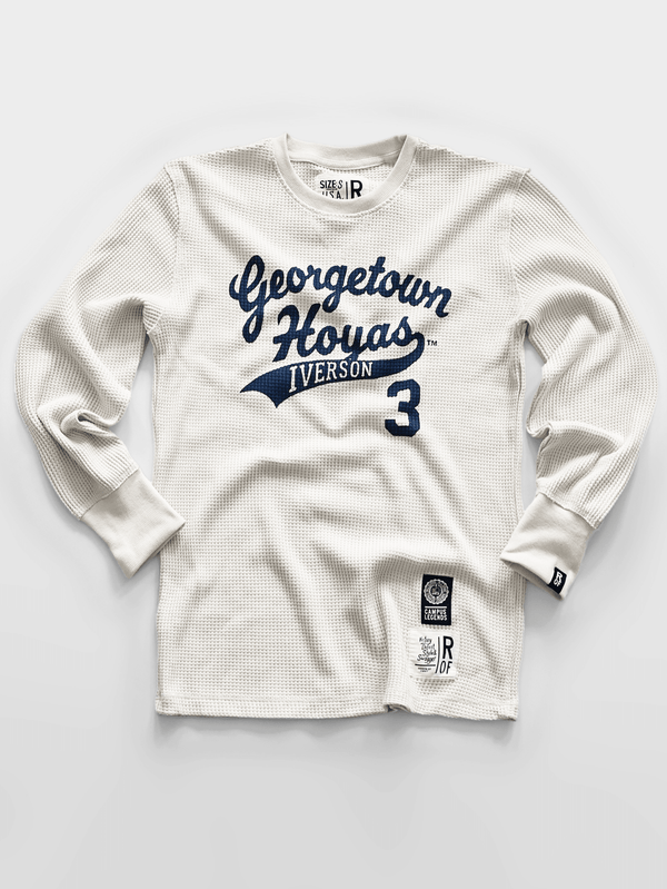 GU - Allen Iverson Hoyas 3 Ivory Thermal - Roots of Fight