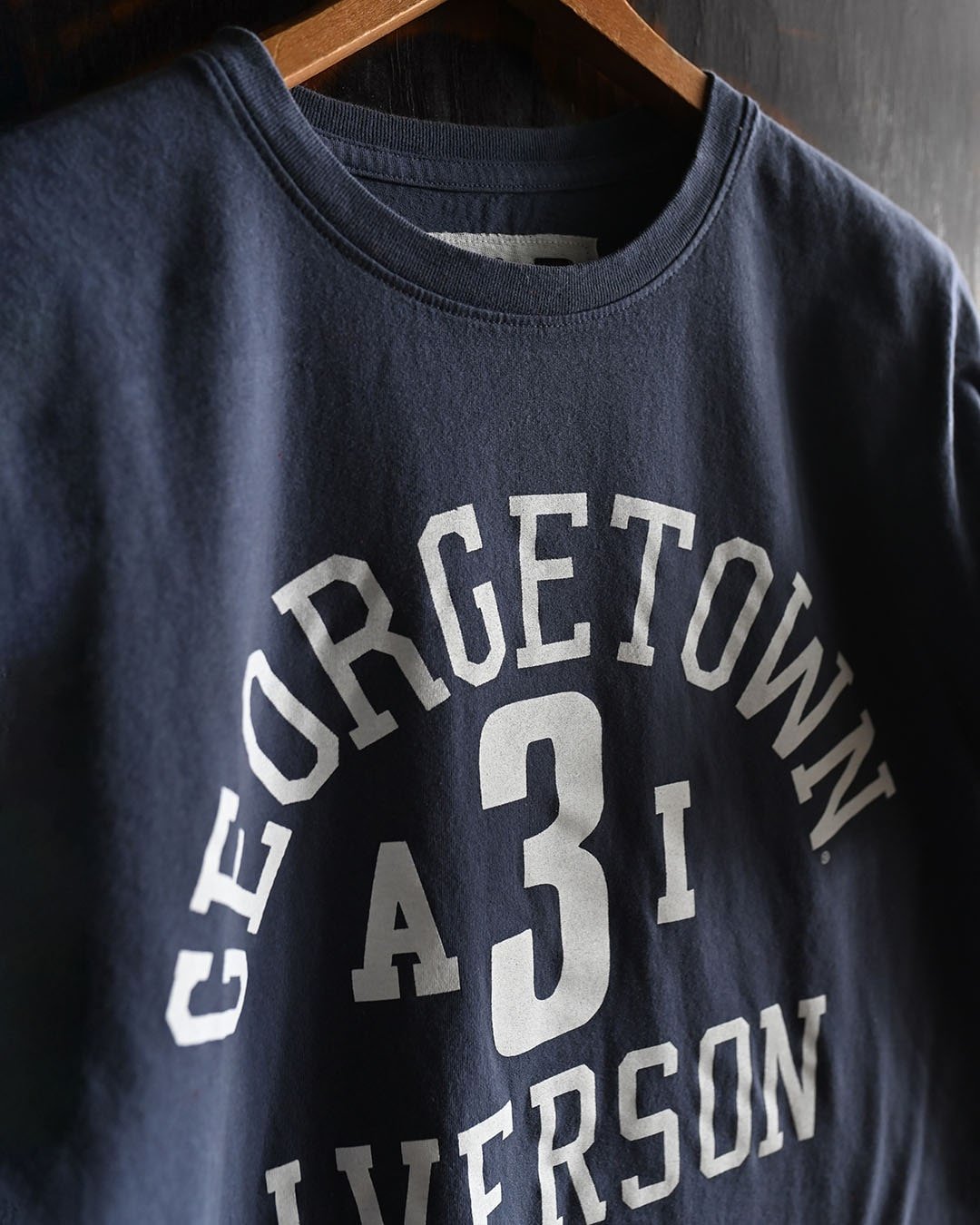 GU - Iverson #3 Navy Tee - Roots of Fight