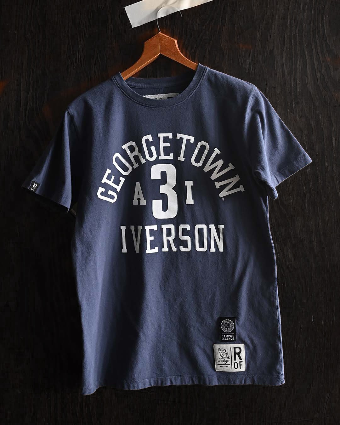 GU - Iverson #3 Navy Tee - Roots of Fight