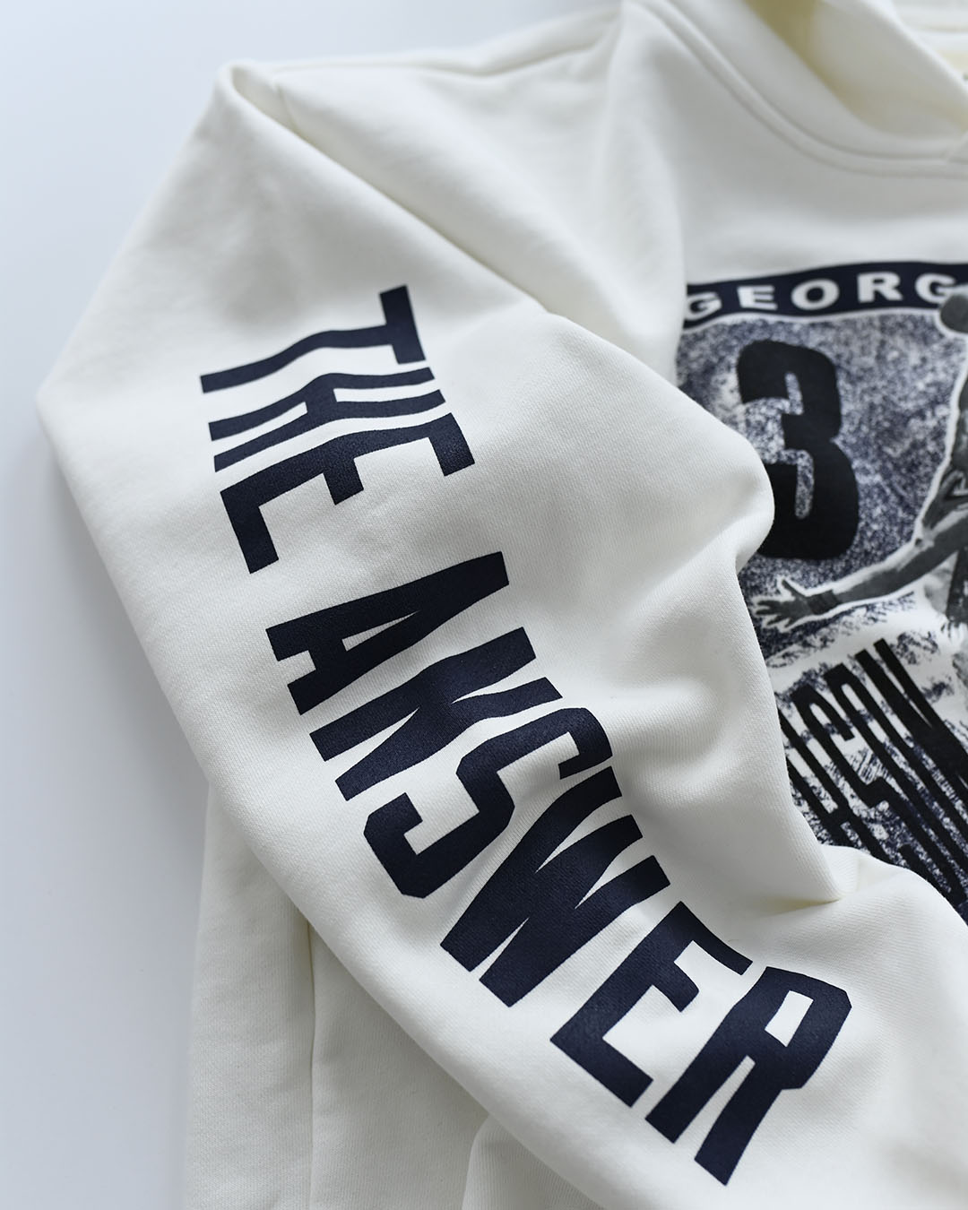 GU - Iverson Hoyas White Heavyweight PO Hoody - Roots of Fight