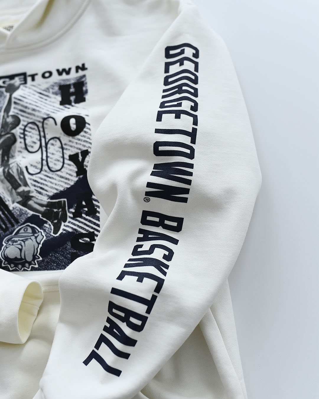 GU - Iverson Hoyas White Heavyweight PO Hoody - Roots of Fight