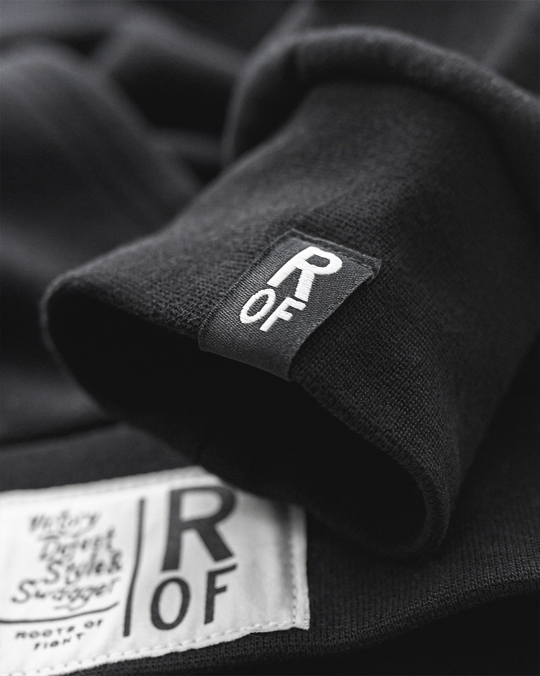 Heavyweight Black PO Hoody - Roots of Fight