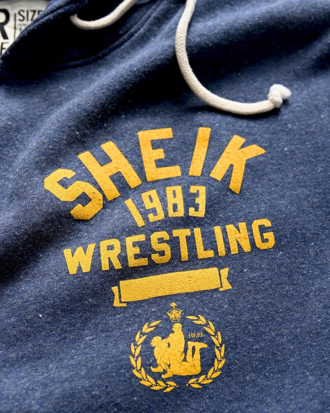 Iron Sheik &#39;83 Champ Navy PO Hoody - Roots of Fight