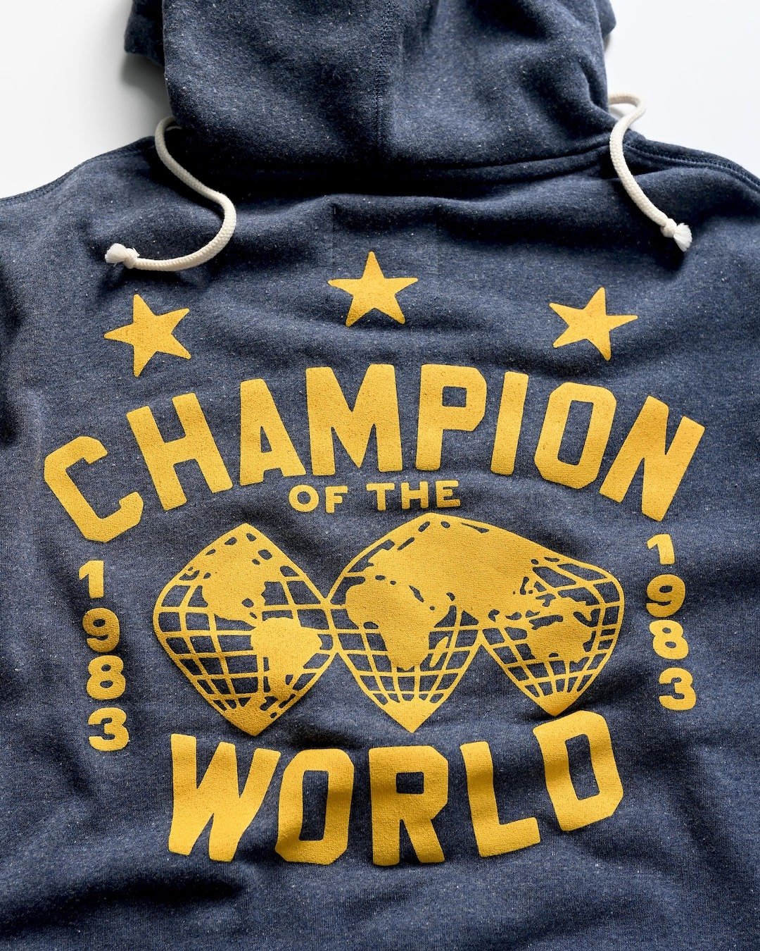 Iron Sheik &#39;83 Champ Navy PO Hoody - Roots of Fight