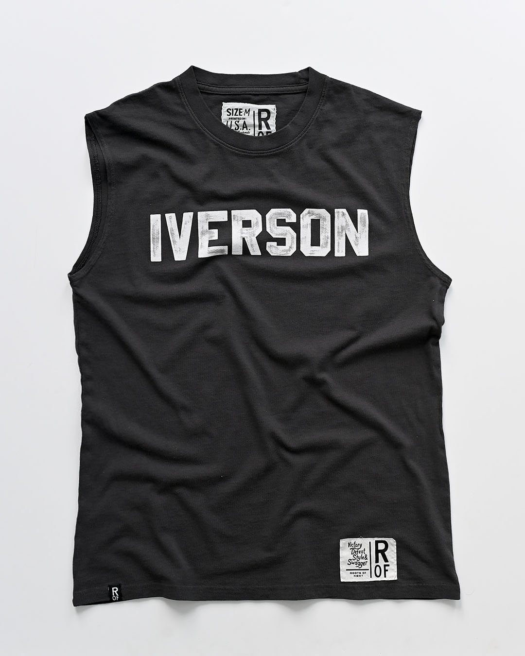 Iverson Philly Black Muscle Tee - Roots of Fight