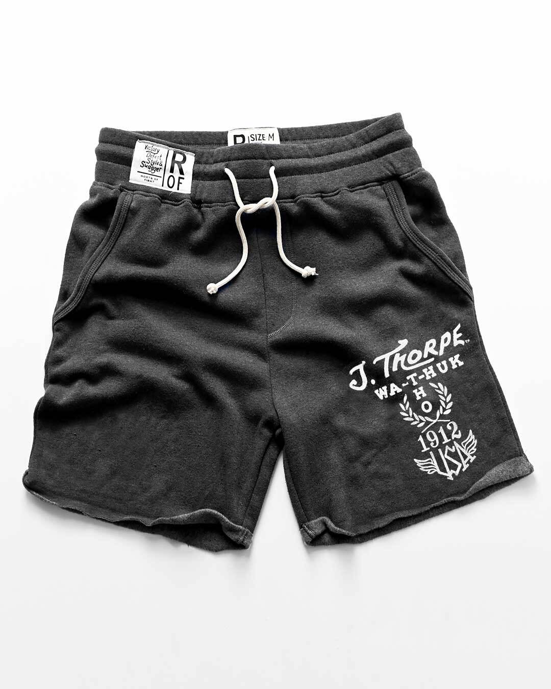 Jim Thorpe 1912 Black Shorts - Roots of Fight
