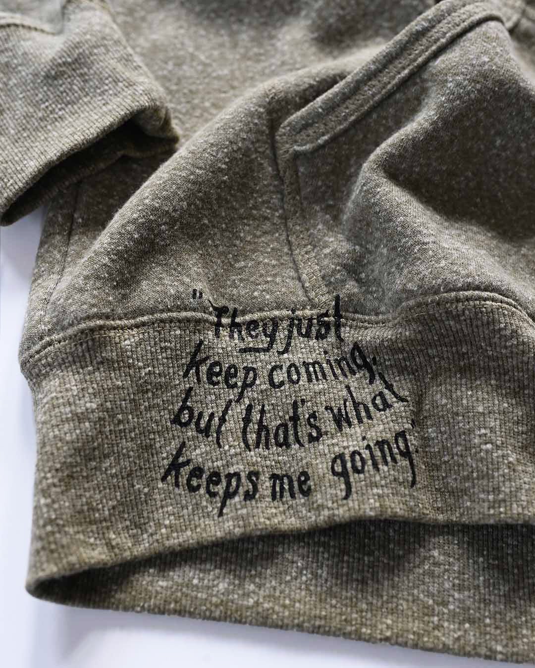 Jim Thorpe Canton #21 Olive PO Hoody - Roots of Fight