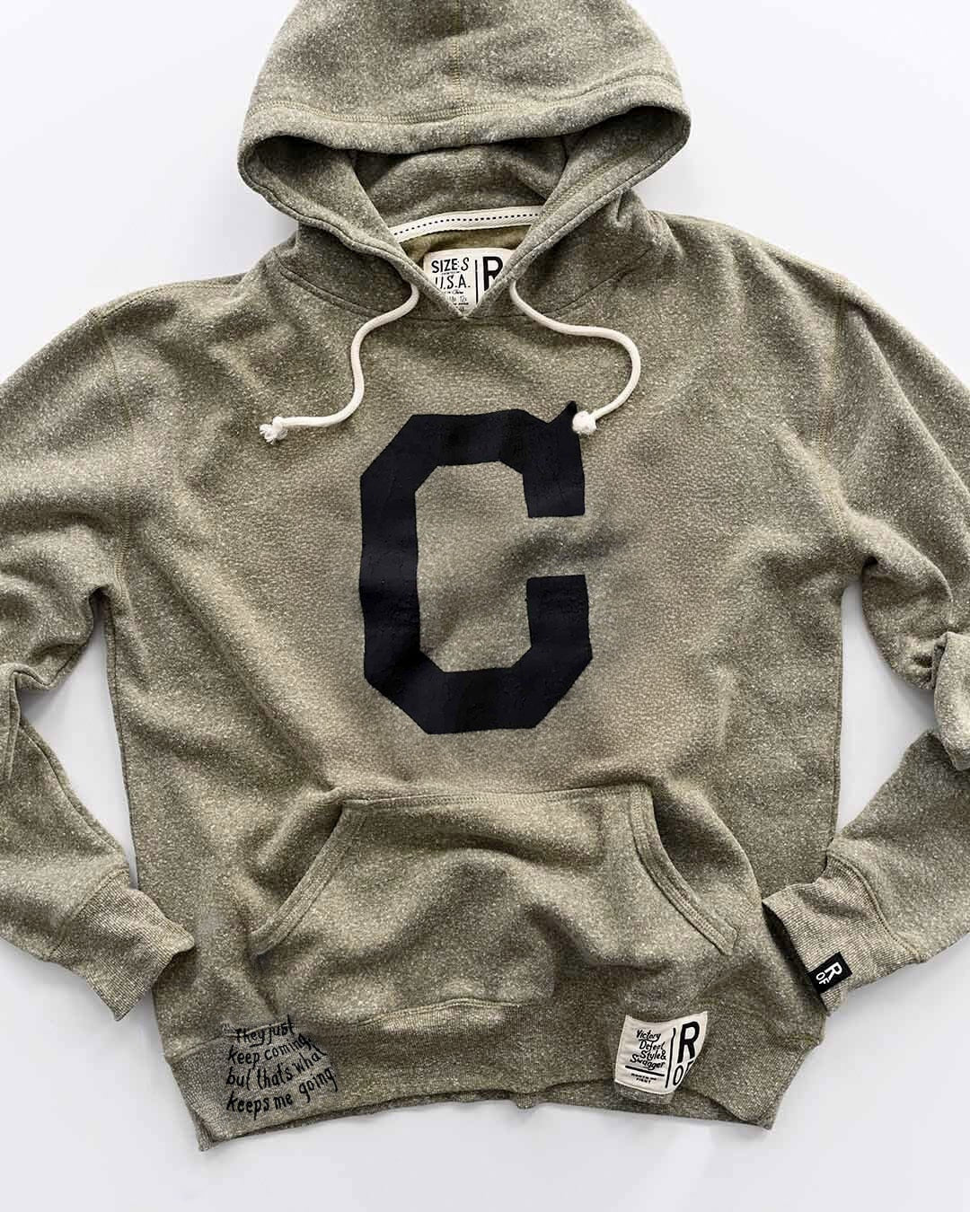 Jim Thorpe Canton #21 Olive PO Hoody - Roots of Fight