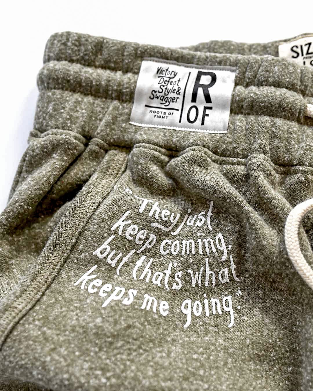 Jim Thorpe Canton #21 Olive Sweatpants - Roots of Fight