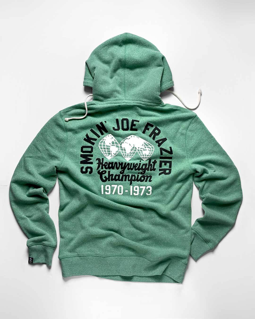 Joe Frazier Heavyweight Champ Green PO Hoody - Roots of Fight