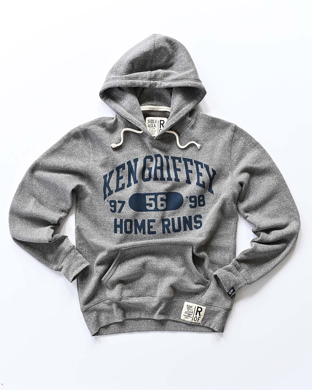 K. Griffey Jr. 56 HR Grey PO Hoody - Roots of Fight