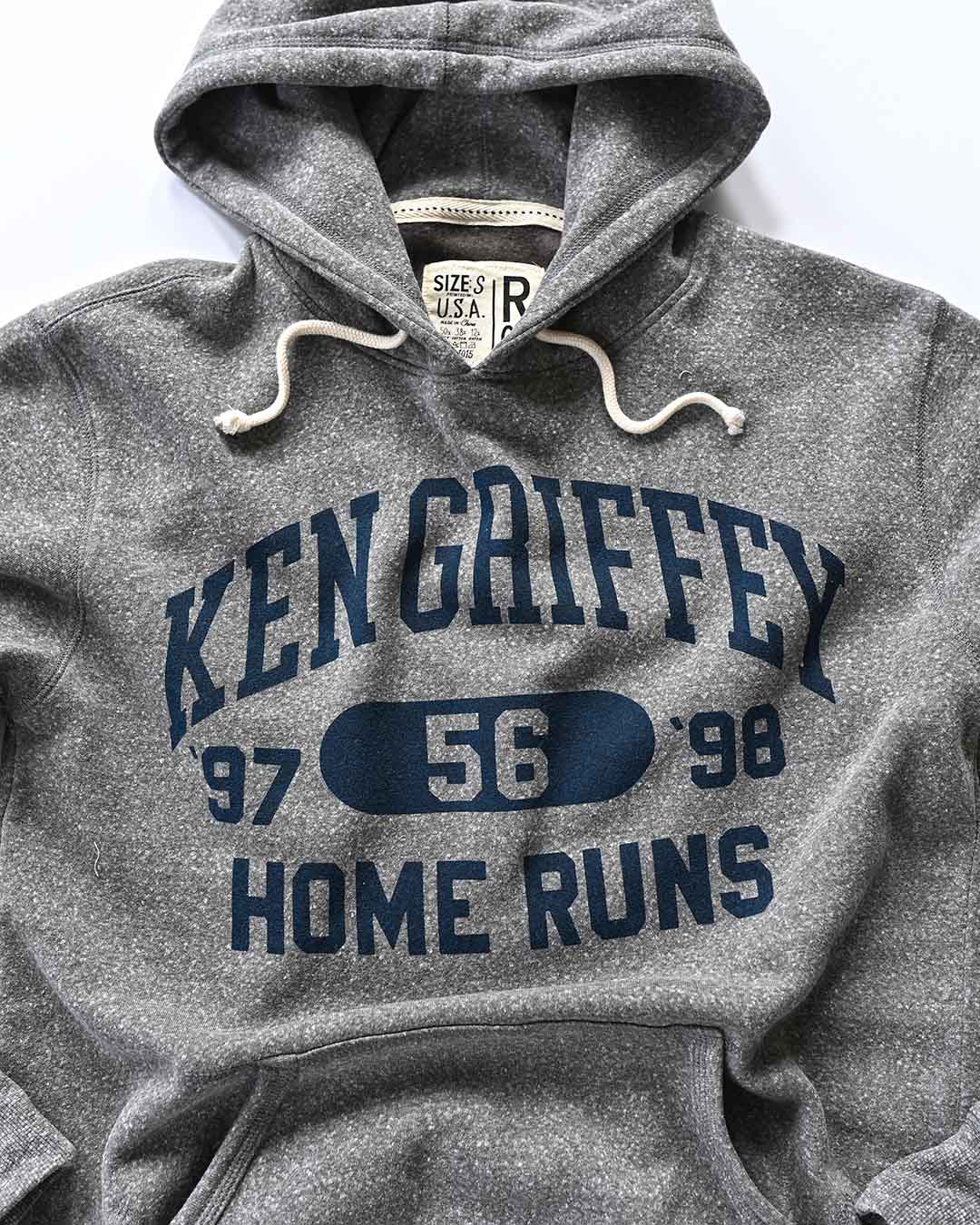 K. Griffey Jr. 56 HR Grey PO Hoody - Roots of Fight