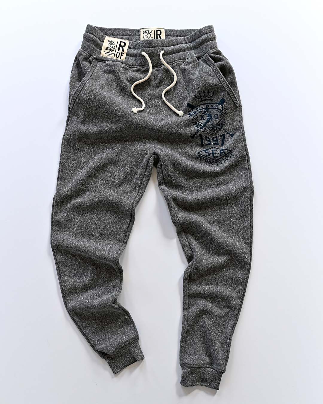K. Griffey Jr. &#39;97 Grey Sweatpants - Roots of Fight
