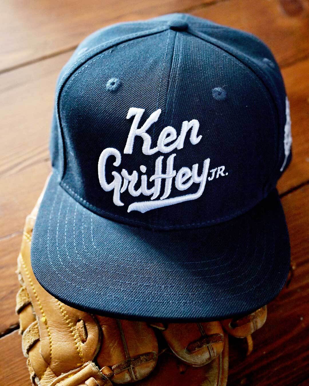 Ken Griffey Jr. Navy Snapback Hat - Roots of Fight