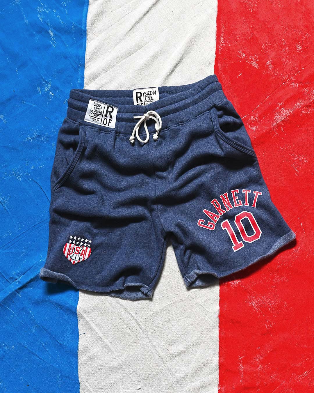 Kevin Garnett Games 2000 USA Navy Shorts - Roots of Fight