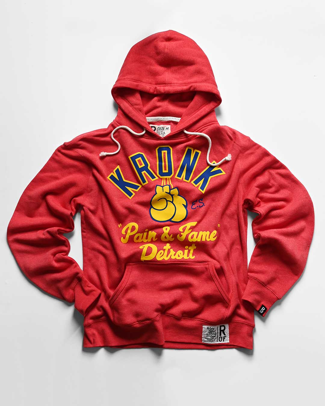 Kronk Pain &amp; Fame Red Hoody - Roots of Fight