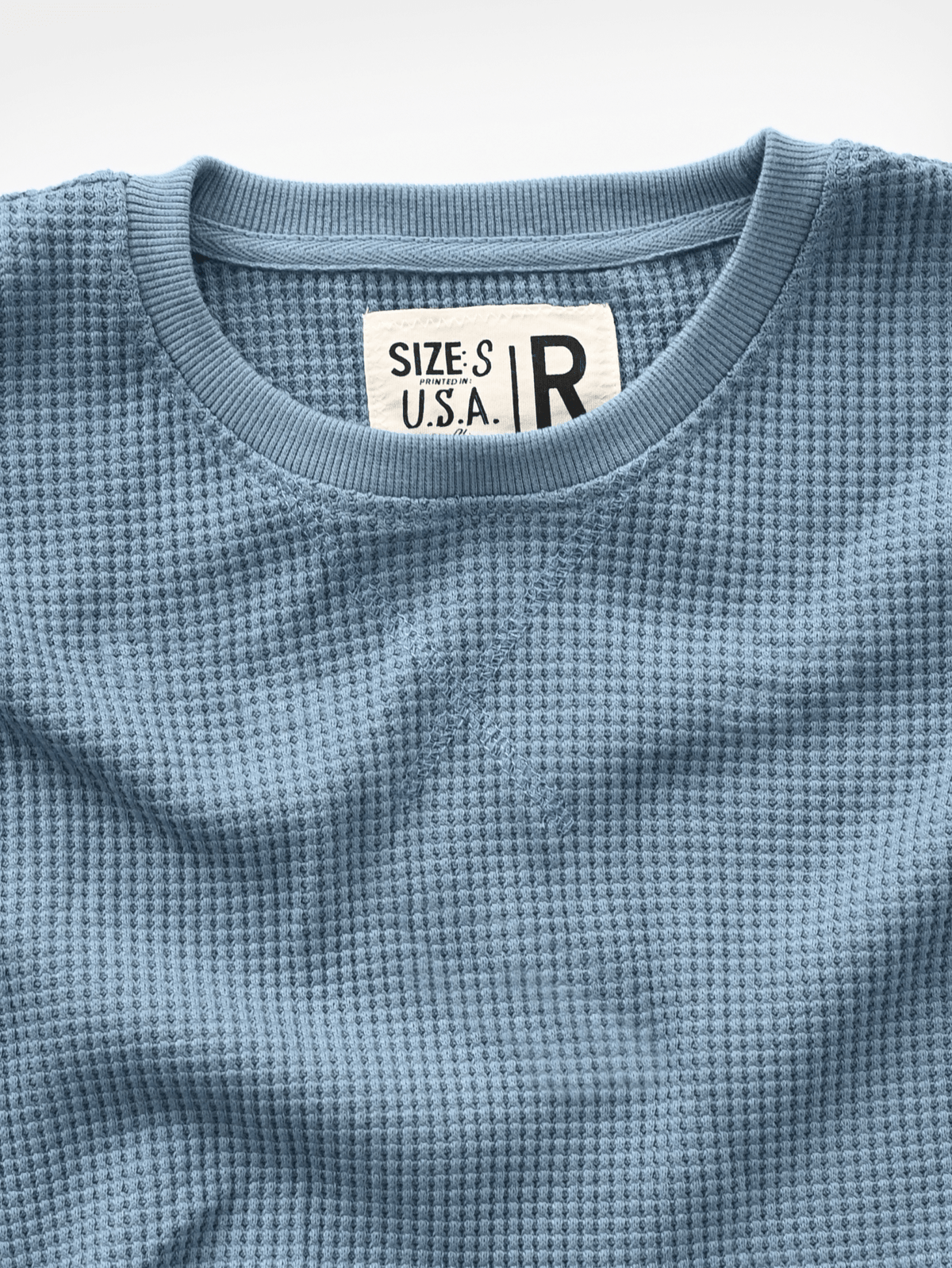 Long Sleeve Vintage Slate Blue Thermal - Roots of Fight